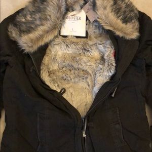 Hollister fur new jacket